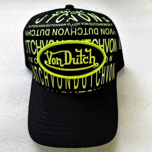 Von Dutch Broken Logo Monogram Trucker - Picture 3 of 8